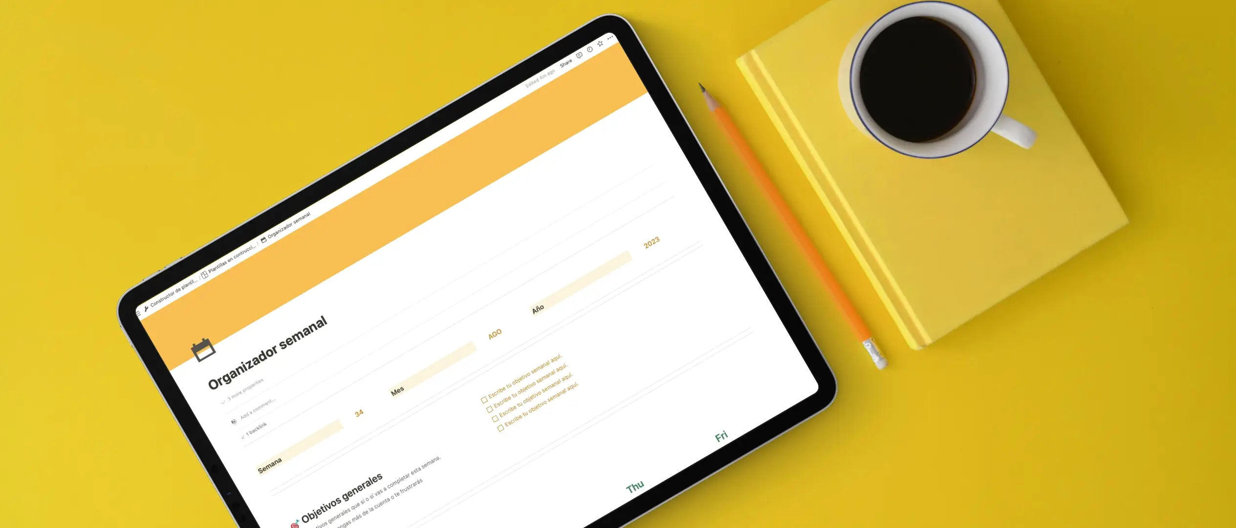 Descargar plantilla de Notion
